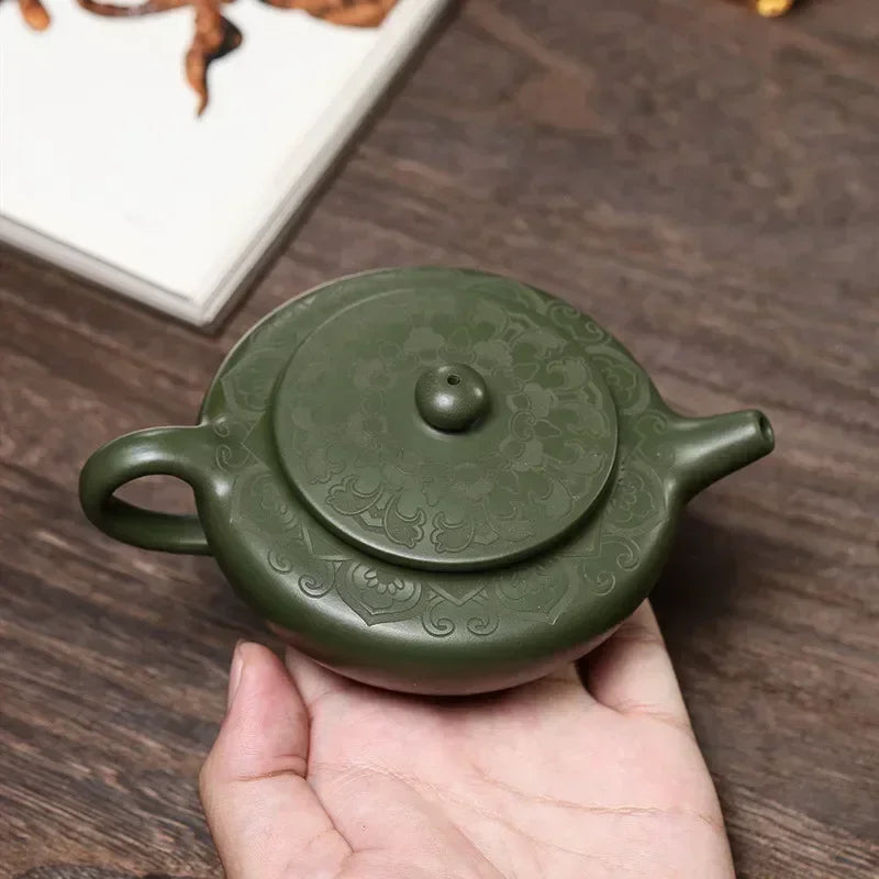 Green Yixing Clay Teapot, 6 oz - view 2
