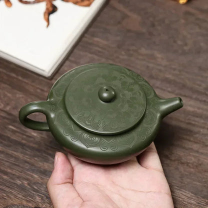 Green Yixing Clay Teapot, 6 oz - view 2