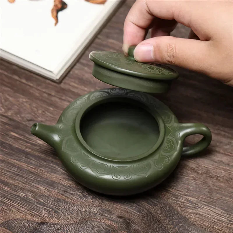 Green Yixing Clay Teapot, 6 oz - view 3