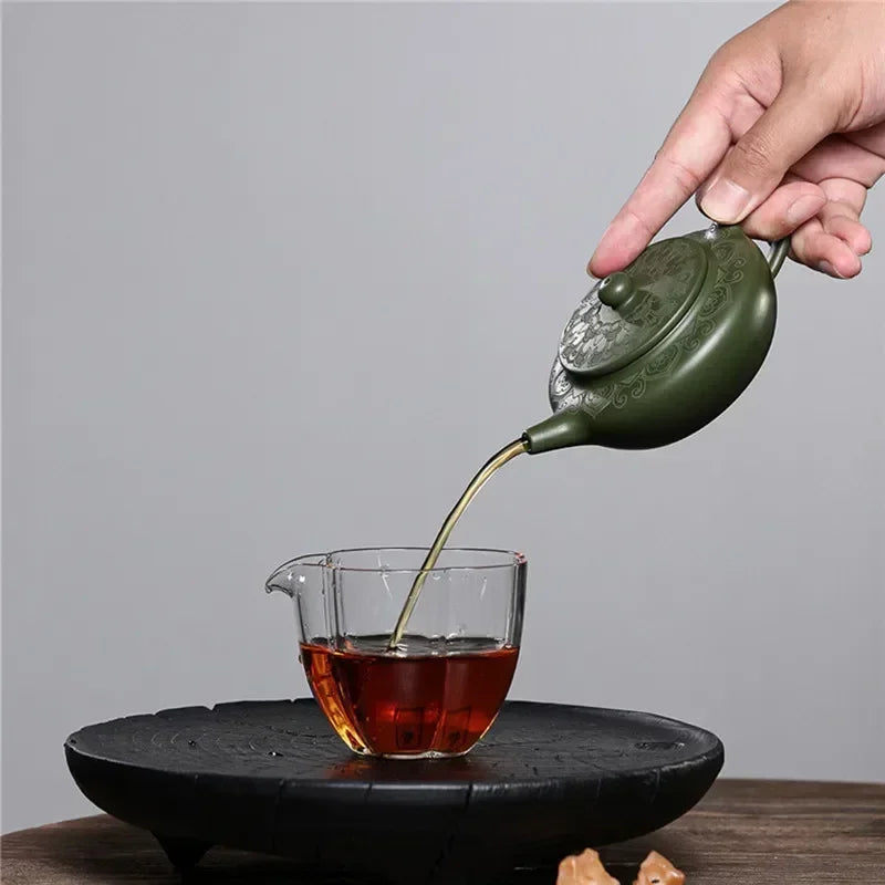 Green Yixing Clay Teapot, 6 oz - view 4