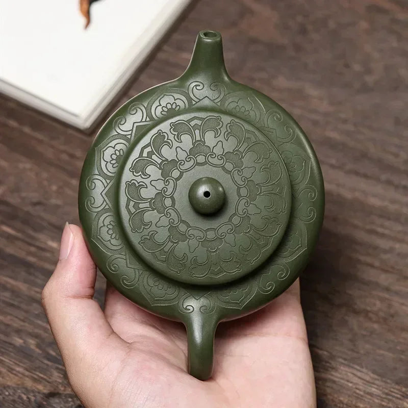 Green Yixing Clay Teapot, 6 oz - view 5