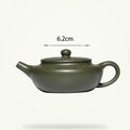 Green Yixing Clay Teapot, 6 oz