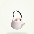 Hand-Painted Ceramic Teapot with Floral Design - 190ml