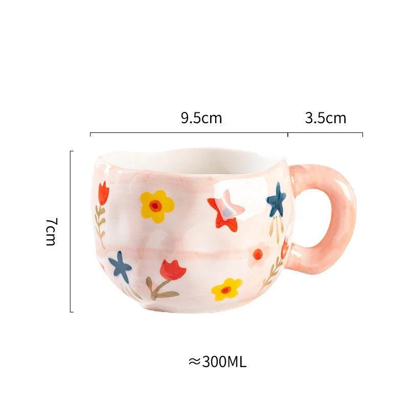 Hand-Painted Korean Style Mug, 10 oz - view 13