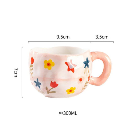 Hand-Painted Korean Style Mug, 10 oz - view 13