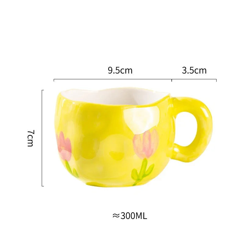Hand-Painted Korean Style Mug, 10 oz - view 17