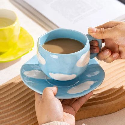 Hand-Painted Korean Style Mug, 10 oz - view 3
