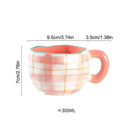 Hand-Painted Korean Style Mug, 10 oz - view 6