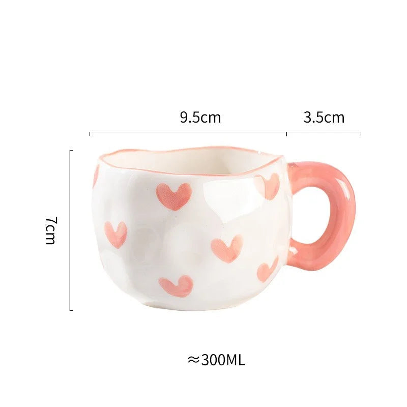 Hand-Painted Korean Style Mug, 10 oz - view 7