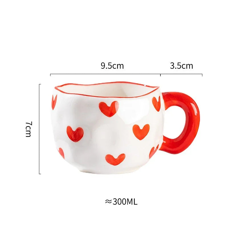Hand-Painted Korean Style Mug, 10 oz - view 8