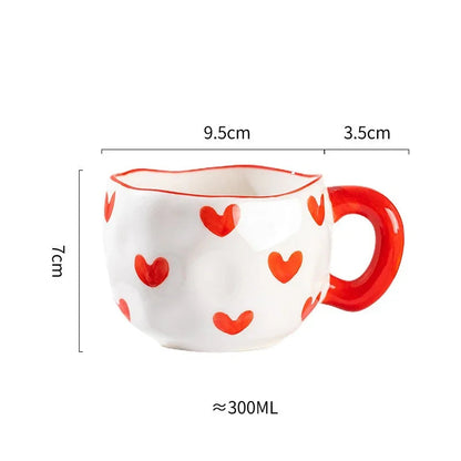 Hand-Painted Korean Style Mug, 10 oz - view 8