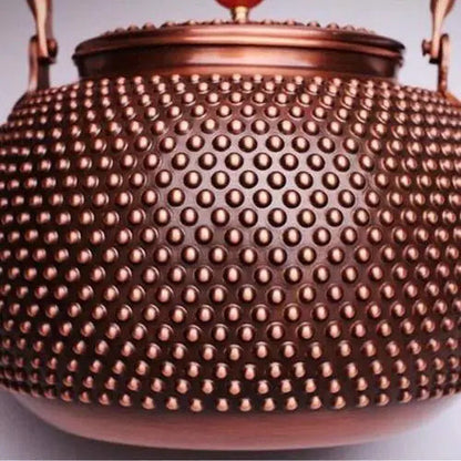 Vintage style copper teapot design