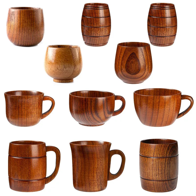 Handmade Jujube Wood Tea Cup