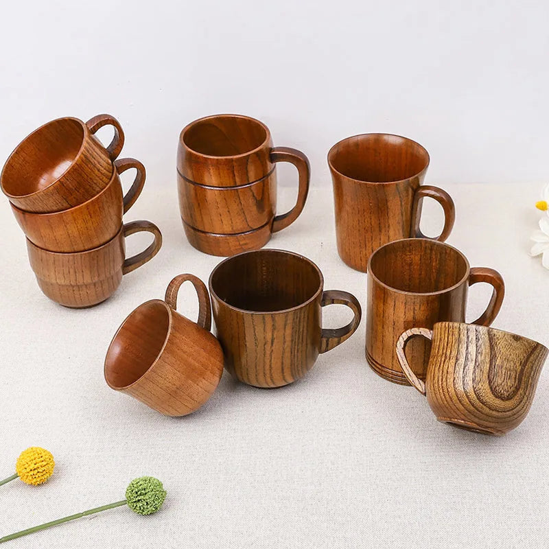 Handmade Jujube Wood Tea Cup - view 3