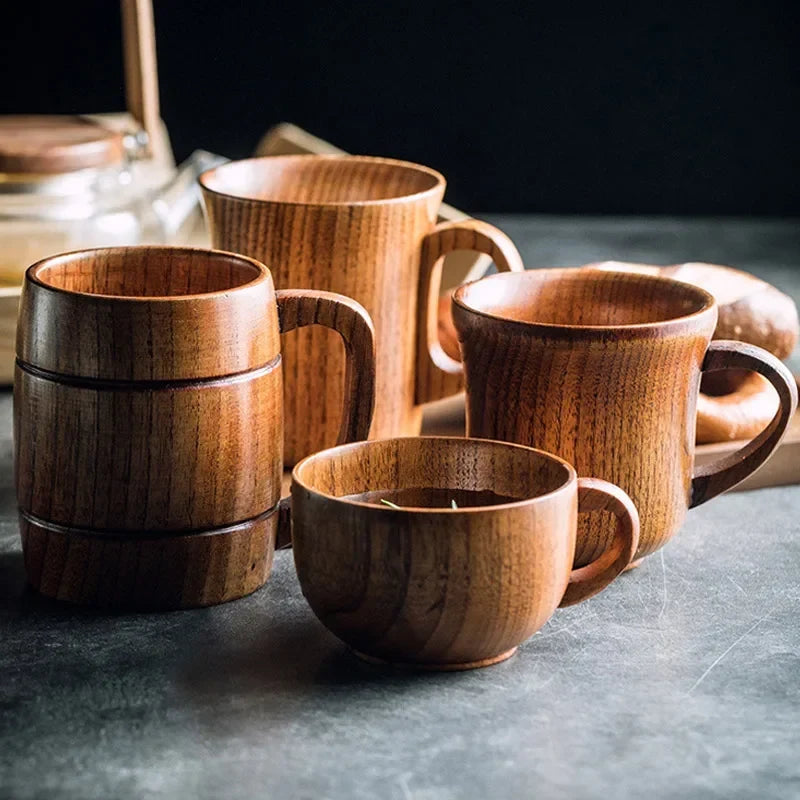 Handmade Jujube Wood Tea Cup - view 4