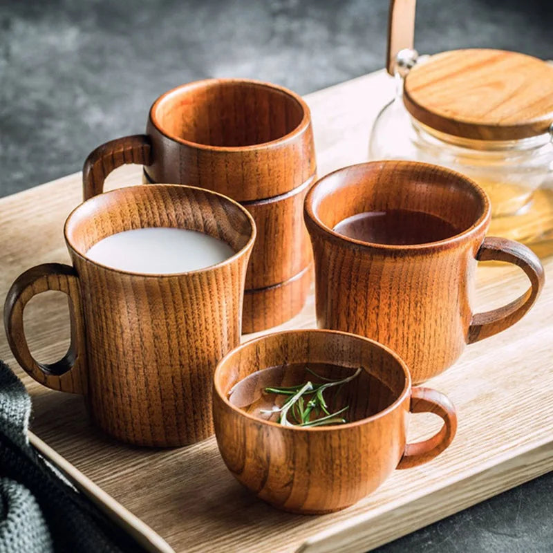 Handmade Jujube Wood Tea Cup - view 5