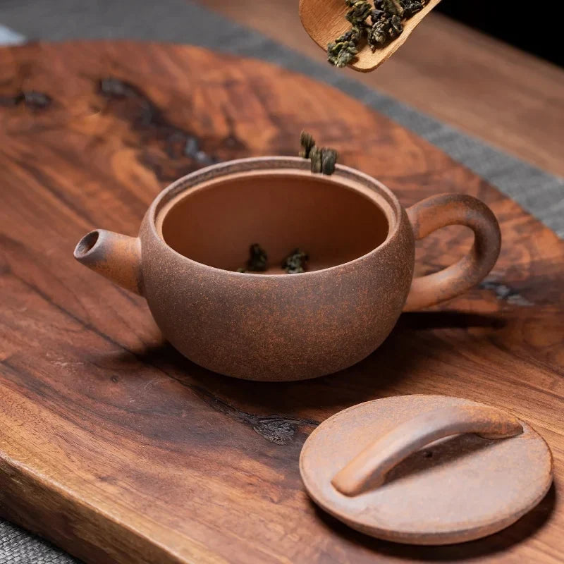 Handmade Stoneware Teapot, 4 oz - view 3