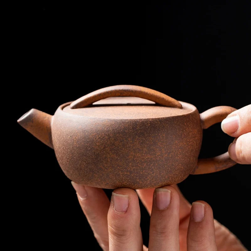 Handmade Stoneware Teapot, 4 oz - view 4