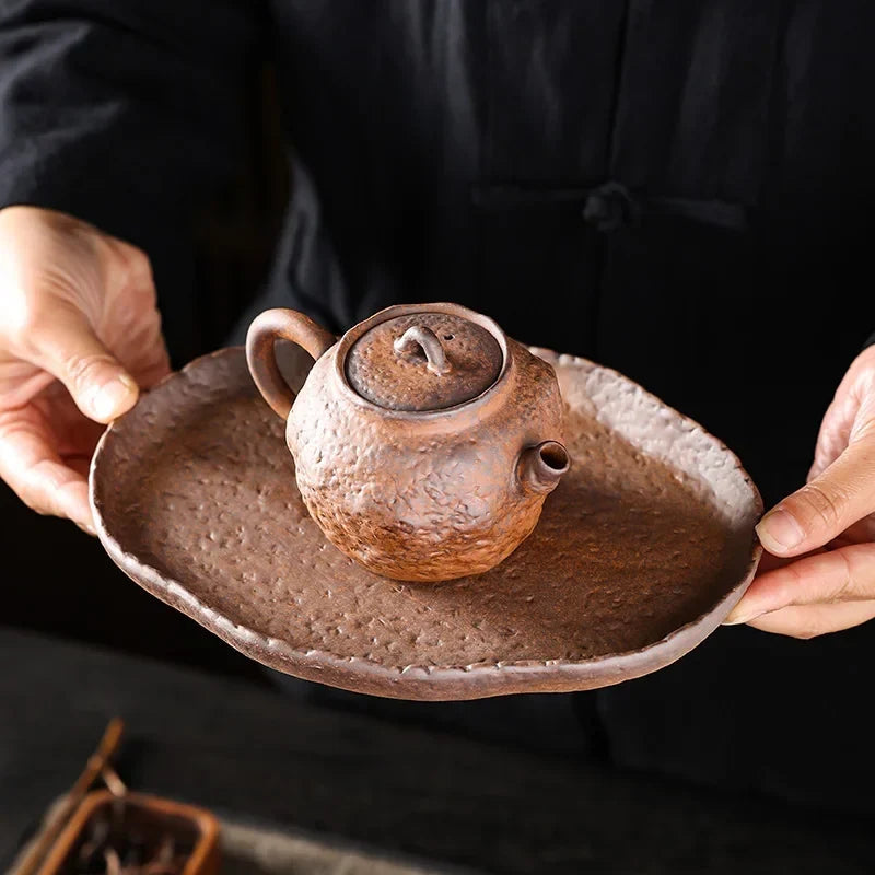 Handmade Stoneware Teapot, 4 oz - view 6