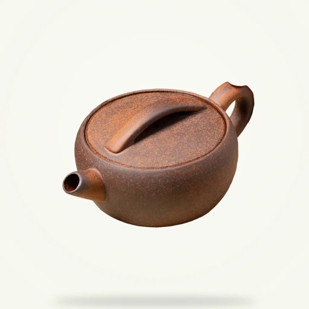 Handmade Stoneware Teapot, 4 oz, product photo on a plain background