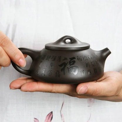Handmade Yixing Raw Clay Teapot, 5 oz