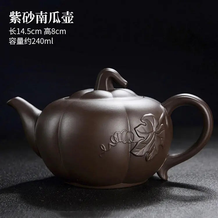 Handmade Yixing Raw Clay Teapot, 5 oz - view 6