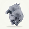 Hippo Tea Infuser, Cute Silicone Tea Strainer for Loose Leaf Tea