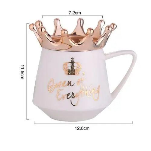 Imperial crown teacup size comparison with hand