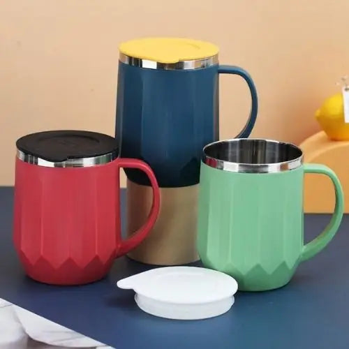 Insulated tea mugs in multiple colors