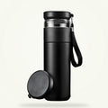 Insulated Tea Thermos with Infuser, 500ml Stainless Steel