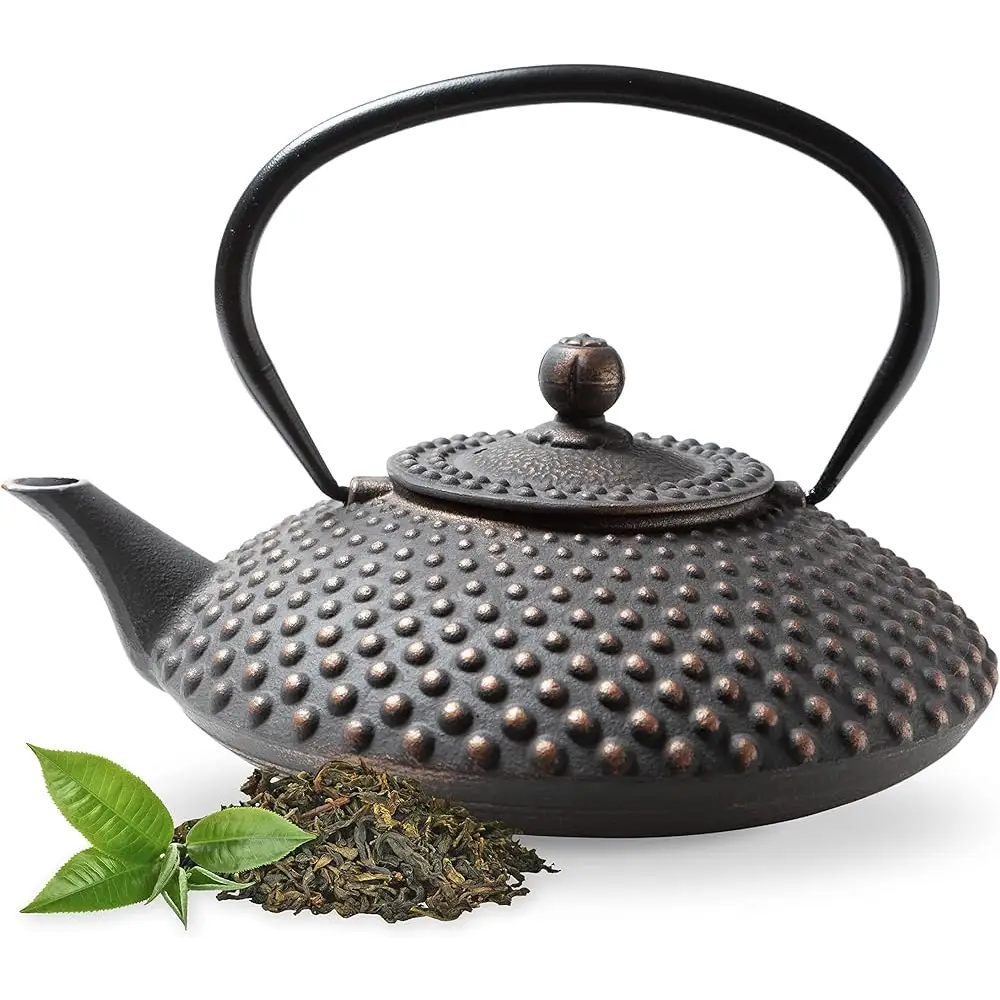 Japanese cast iron teapot 900ml enamel coated
