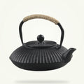 Japanese Cast Iron Teapot, Flat Tetsubin Style, 800 ml