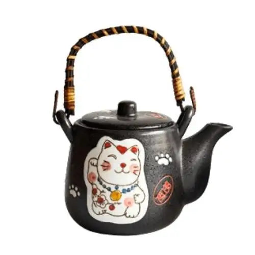Cat porcelain teapot with cute design