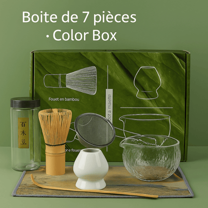 japanese-matcha-set-4-or-7-pieces-glass-bamboo 7-Piece Set
