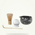 Japanese Matcha Set 4 or 7 Pieces, Glass & Bamboo