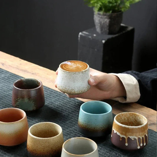 Japanese Raku Pottery Tea Cup