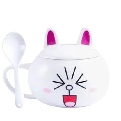 Adorable rabbit shaped porcelain teapot for tea