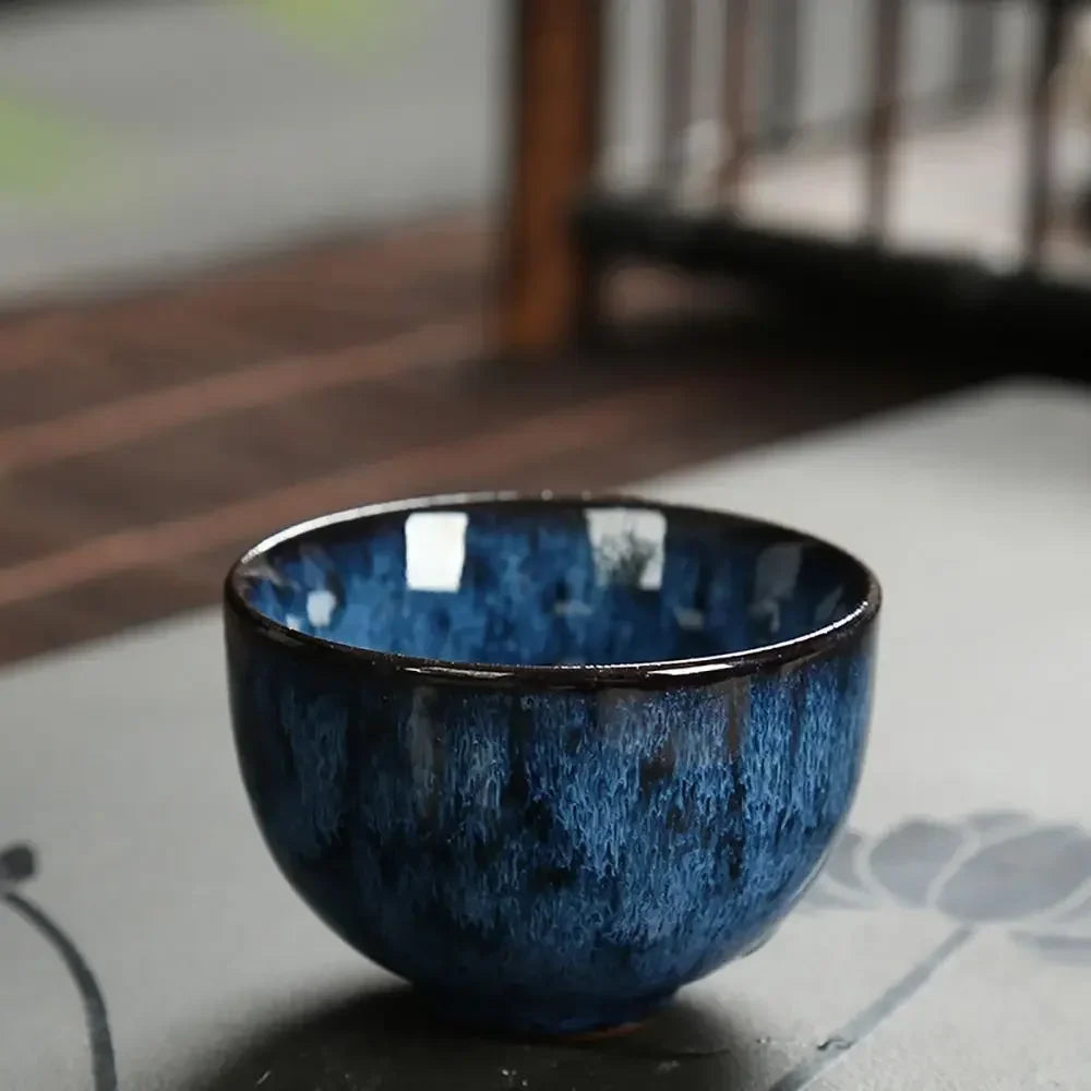 Kiln-Change Glaze Gongfu Cup - view 9