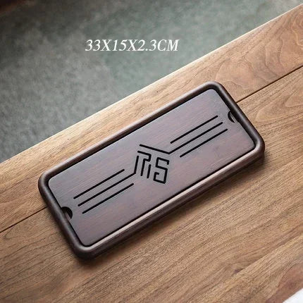 Large Carved Wood Gongfu Tea Table - view 5