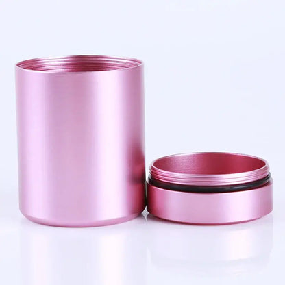 large-stainless-steel-tea-tin-canister Pink