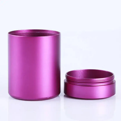 large-stainless-steel-tea-tin-canister Purple