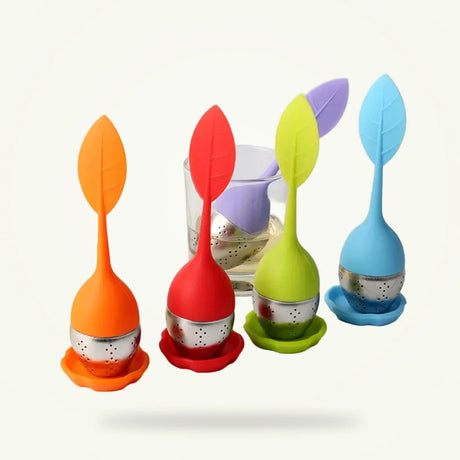 Leaf Tea Infuser with Silicone Handle
