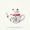 Maneki Neko Porcelain Teapot, Lucky Cat Tea Pot, 300 ml