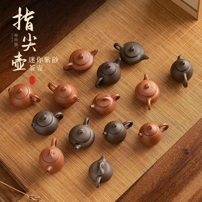 Mini Yixing Clay Teapot, 2 oz