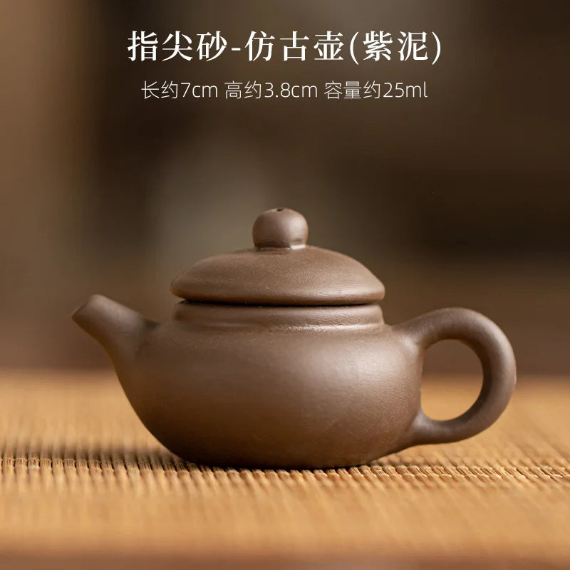 Mini Yixing Clay Teapot, 2 oz - view 10