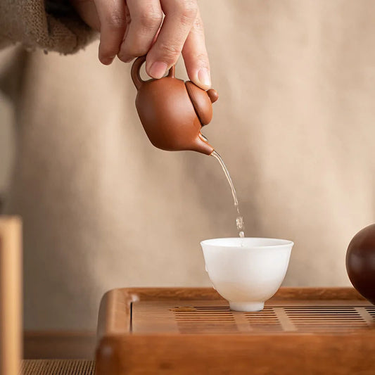 Mini Yixing Clay Teapot, 2 oz - view 2