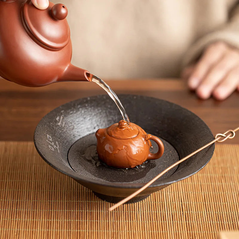 Mini Yixing Clay Teapot, 2 oz - view 4