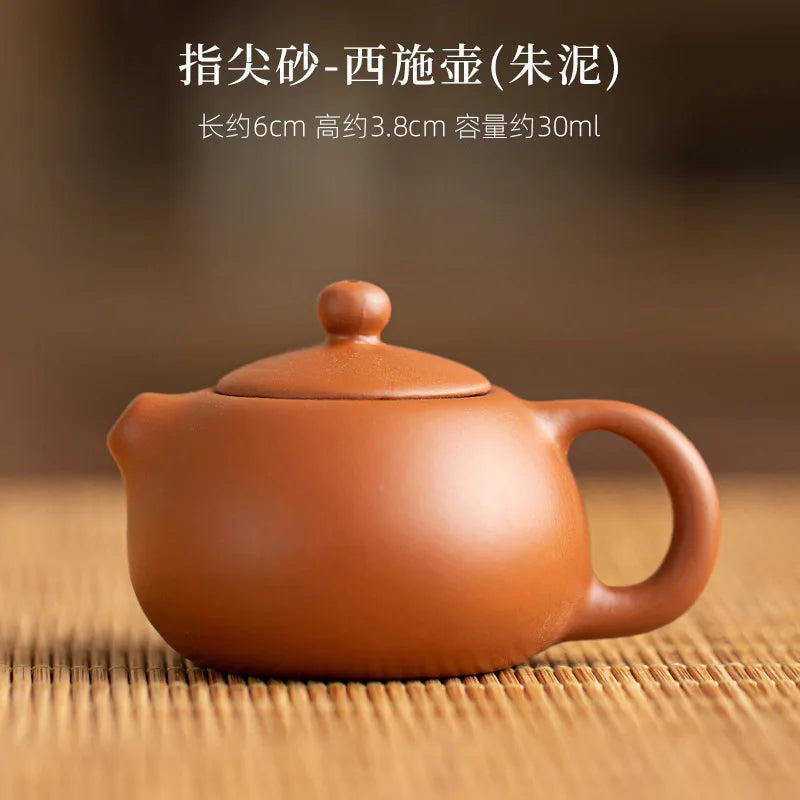 Mini Yixing Clay Teapot, 2 oz - view 7