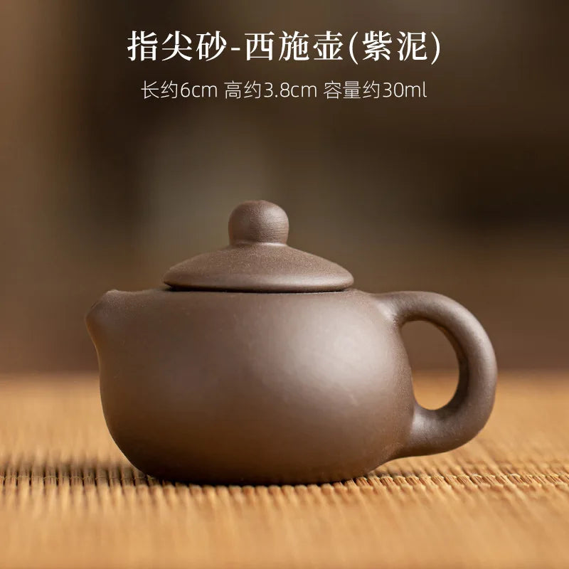 Mini Yixing Clay Teapot, 2 oz - view 8