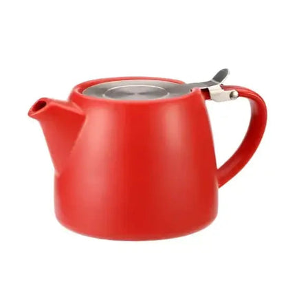 Ceramic teapot on kitchen counter
